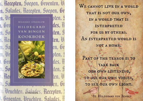 Hildegard Von Bingen Kookboek en Quote